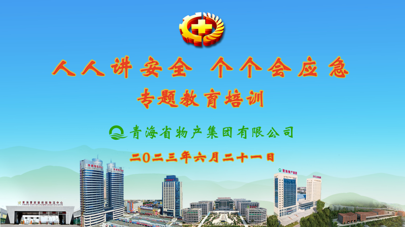 提高安全管理水平 落實全員安全責任——集團安委會舉辦2023年“人人講安全，個個會應(yīng)急”專題教育培訓